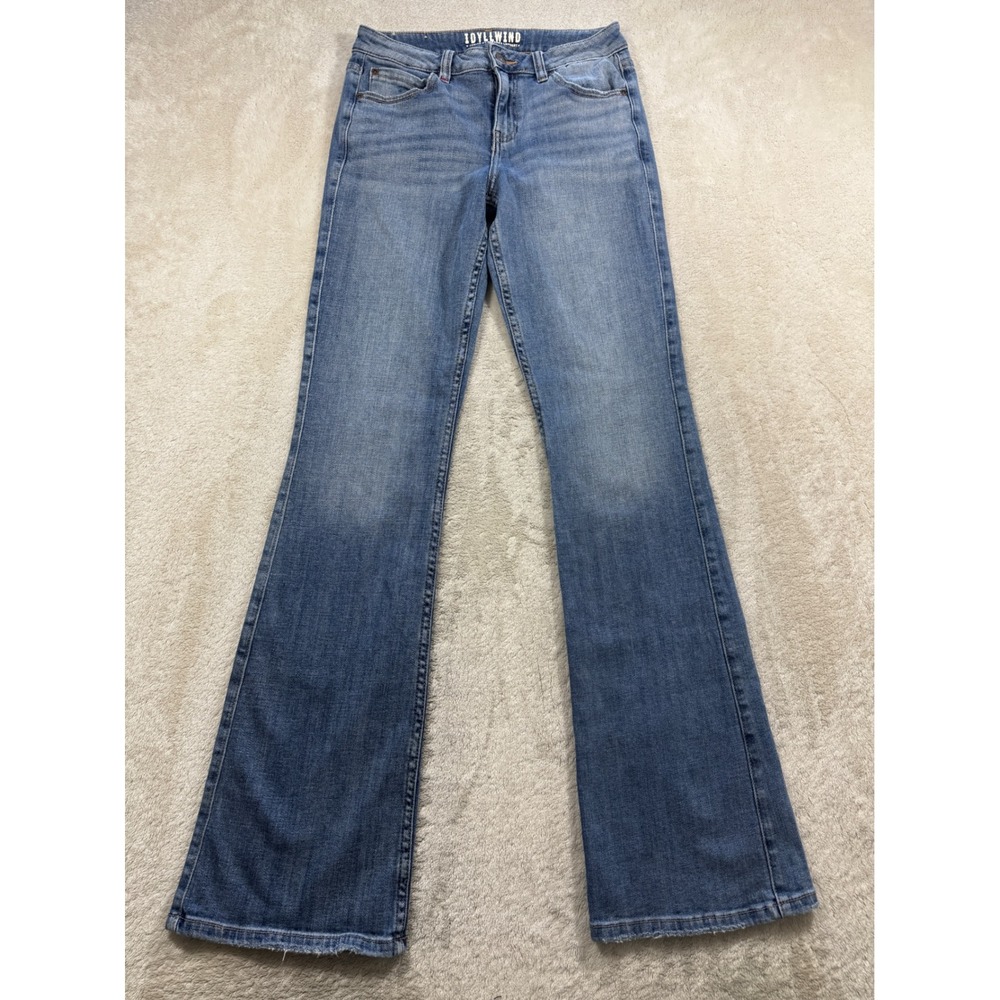 Idyllwind Womens Bootcut Distressed Medium Wash Blue Jeans 6 Meas: 26x33.5